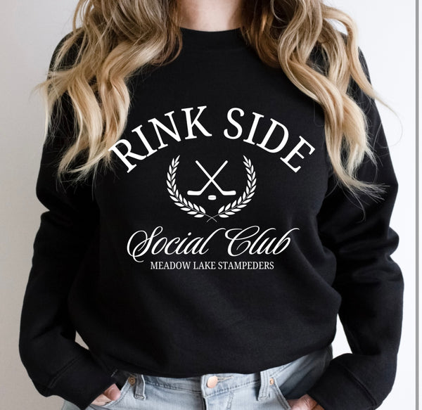Rink side crewneck